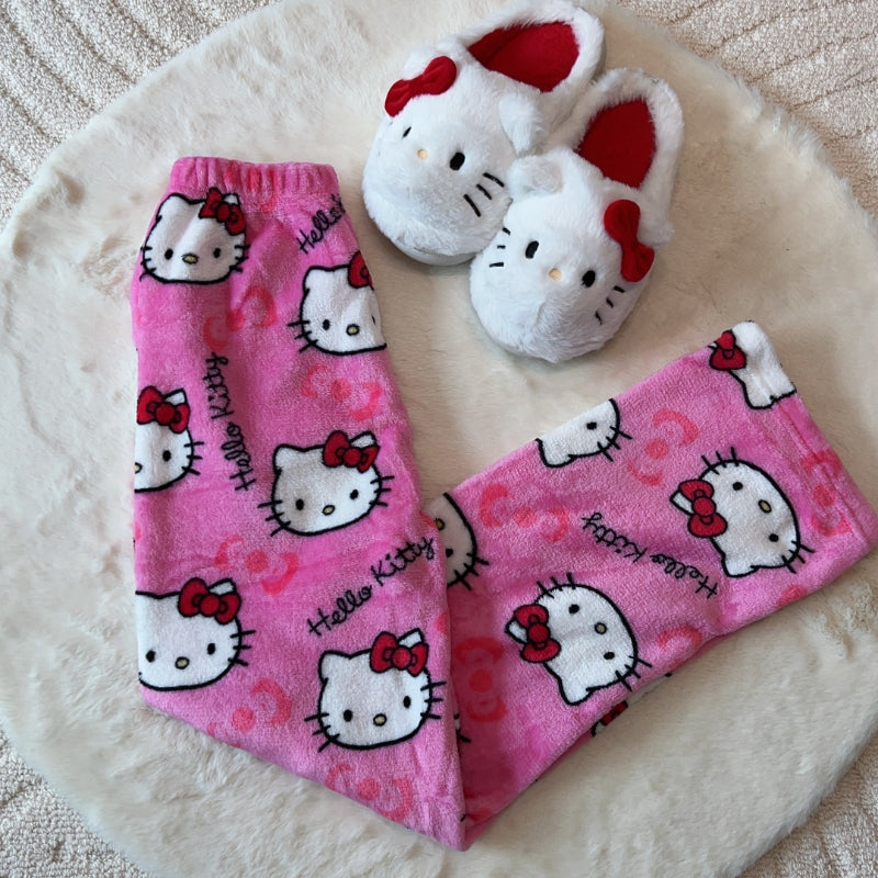 Hello Kitty Flannel Pant - Le pyjama viral de l'hiver 2024 💝